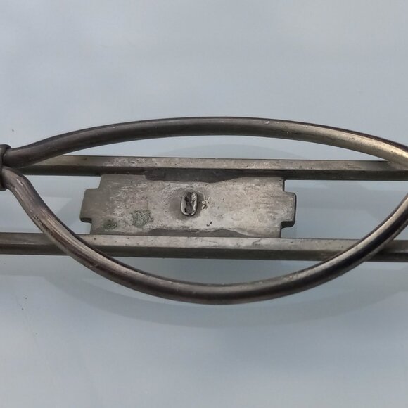 Swank Klip Masonic on Onyx Ground Neck Tie Bar Freemasonry - Picture 8 of 15